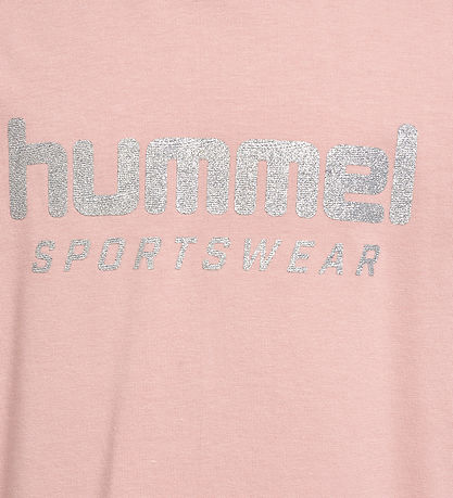 Hummel T-Shirt - hmlChilli - Adobe Rose m. Glimmerlogo