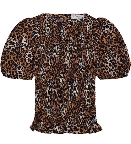 Hound Top - Leopard - Black/Beige/Brown Hound Top - Leopard - Black/Beige/Brown