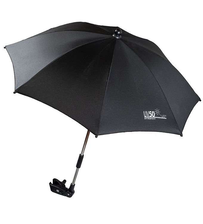 BabyDan Klapvognsparasol - UV50+ - Sort