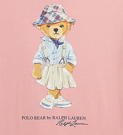 Polo Ralph Lauren Kjole - Tickled Pink m. Bamse