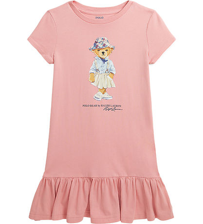 Polo Ralph Lauren Kjole - Tickled Pink m. Bamse
