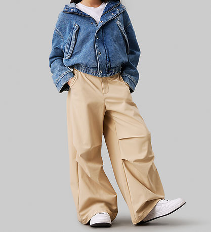 Calvin Klein Bukser - Parachute - Pale Khaki