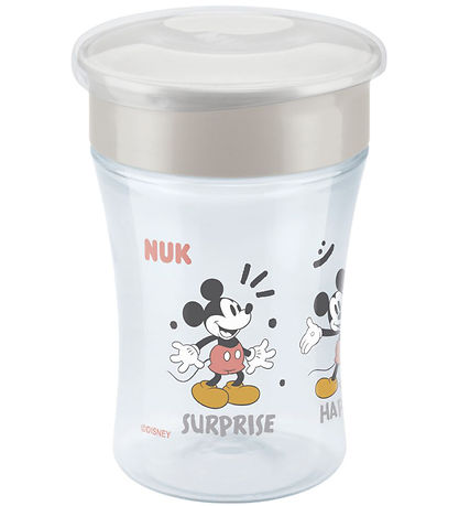 Nuk Drikkekop - Magic - 230ml - Mickey Mouse Grå
