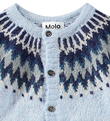Molo Heldragt - Strik - Uld - Frej - Blue Hues Molo Heldragt - Strik - Uld - Frej - Blue Hues