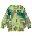Molo Sweatshirt - Monti - Green Pixels Molo Sweatshirt - Monti - Green Pixels