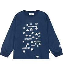 Molo Bluse - Rube - Game Over White