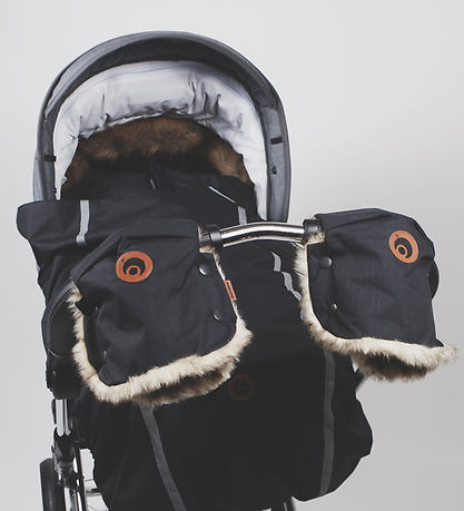 Easygrow Barnevognshandsker - Sort Easygrow Barnevognshandsker - Sort