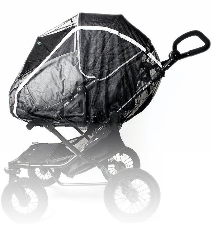 Easygrow Myggenet Til Tvillingebarne/-klapvogn Sort