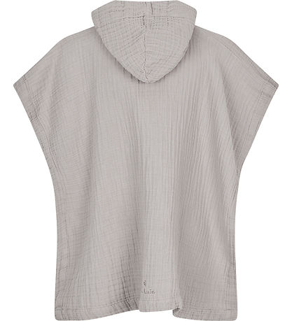 Lille Kanin Badeponcho - Musselin - Brown Smoke