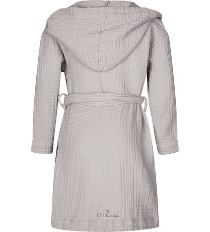 Lille Kanin Badekåbe - Musselin - Brown Smoke