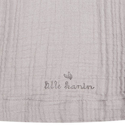 Lille Kanin Badekåbe - Musselin - Brown Smoke