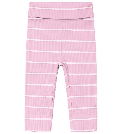 Name It Leggings - Rib - NbfKianna - Pastel Lavender