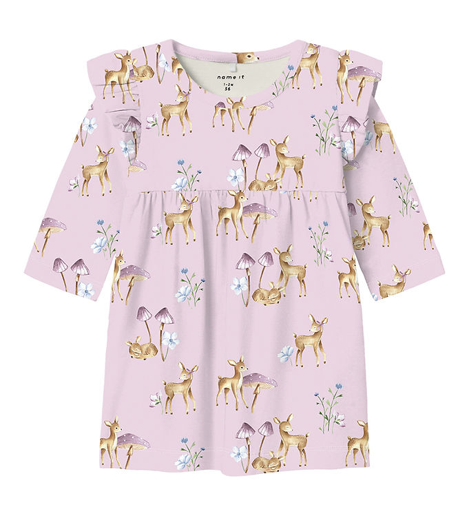Name It Festival Bloom Hjortekid Kjole - Str. 1m 56cm