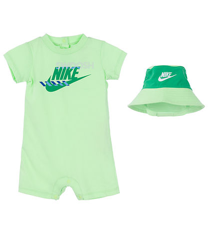 Nike Sæt - Sommerdragt/Bøllehat - Vapor Green Nike Sæt - Sommerdragt/Bøllehat - Vapor Green