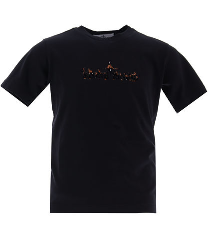 Stone Island T-shirt - Sort m. Print Stone Island T-shirt - Sort m. Print