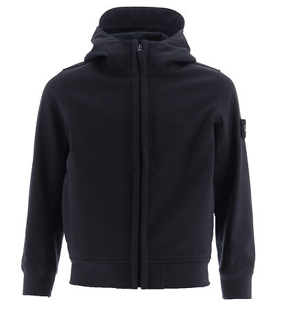 Stone Island Softshelljakke m. Fleece - Sort Stone Island Softshelljakke m. Fleece - Sort