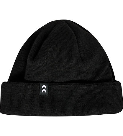 Hummel Beanie - Strik -  AST Fan Red Logo - Sort