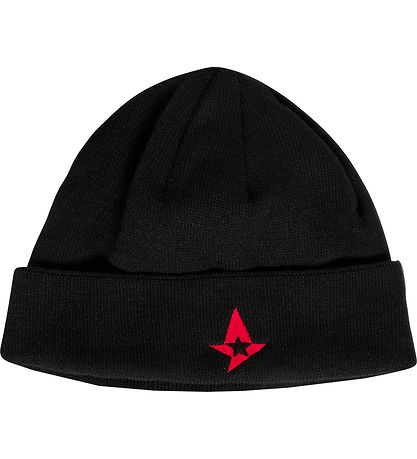 Hummel Beanie - Strik -  AST Fan Red Logo - Sort