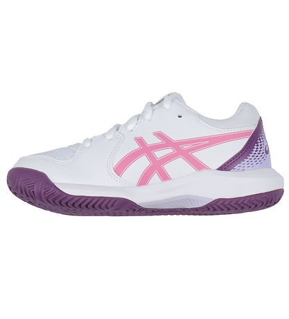 Asics Sko - Gel-Dedicate 8 Padel GS - Hvid/Dragon Fruit