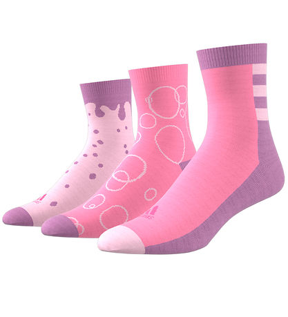 adidas Performance Strømper - 3-pak - Rosa/Lilla adidas Performance Strømper - 3-pak - Rosa/Lilla