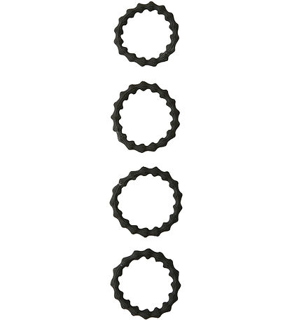 Name It Hårelastikker - 4-pak - NkfKarla - Sort