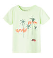 Name It T-shirt - NmmPfrankie - Lime Cream