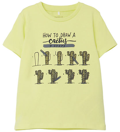Name It T-shirt - NmmPhow - Lime Cream/ Cactus Name It T-shirt - NmmPhow - Lime Cream/ Cactus