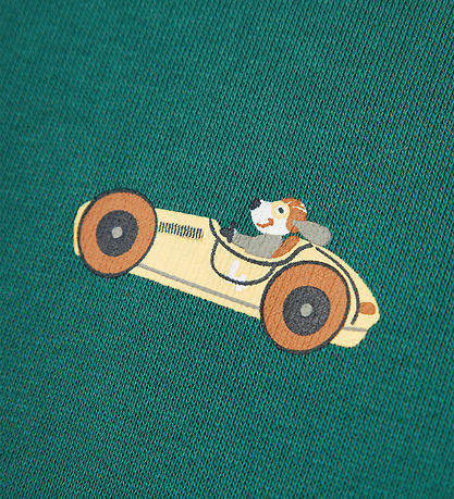 Name It Sweatshirt - NmmVasha - Antique Green/Car Race Name It Sweatshirt - NmmVasha - Antique Green/Car Race