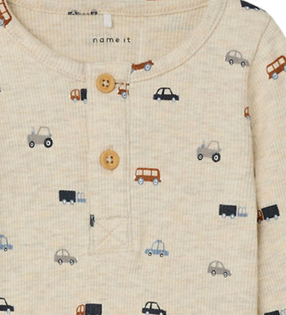 Name It Body l/æ - Rib - NbmDabu - Peyote Melange Name It Body l/æ - Rib - NbmDabu - Peyote Melange