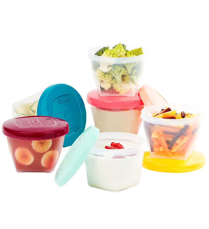 Babymad opbevaringsbeholdere Babymoov - 6 x 180 ml, hermetiske