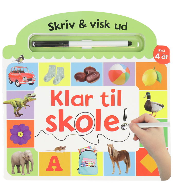 Alvilda Aktivitetsbog - Skriv Og Visk Ud - Klar Til Skole