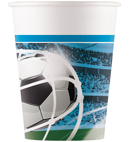 Decorata Party Papkrus - 8-pak - 200 ml - Soccer Fans Decorata Party Papkrus - 8-pak - 200 ml - Soccer Fans