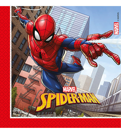 Decorata Party Servietter - 20-pak - 33x33 cm - Spider-Man Crime Decorata Party Servietter - 20-pak - 33x33 cm - Spider-Man Crime
