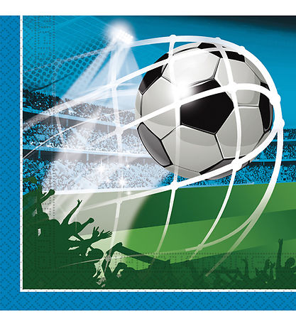 Decorata Party Servietter - 20-pak - 33x33 cm - Soccer Fans Decorata Party Servietter - 20-pak - 33x33 cm - Soccer Fans