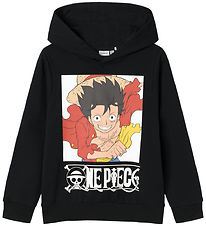 Name It Hættetrøje - Noos - NkmJeph Onepiece - Sort m. Print Name It Hættetrøje - Noos - NkmJeph Onepiece - Sort m. Print