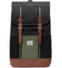 Herschel Rygsæk - Retreat - Black/Four Leaf Clover/Saddle Brown Herschel Rygsæk - Retreat - Black/Four Leaf Clover/Saddle Brown