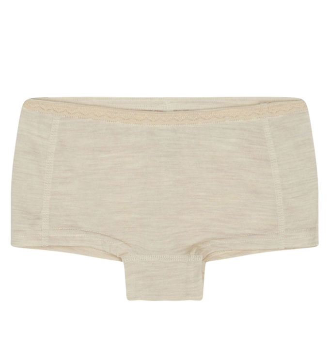 Hust and Claire Fiella Hipsters Uld/Silke - Wheat Melange