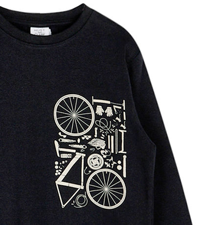 Hust and Claire Bluse - Adam - Sort Hust and Claire Bluse - Adam - Sort