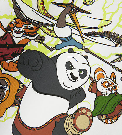 Name It T-shirt - NmmJac Kung Fu Panda - Bright White/Horizontal
