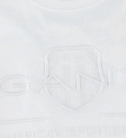 GANT T-shirt - Tonal - Hvid GANT T-shirt - Tonal - Hvid