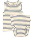 Petit Piao Undertøj - Rib - Modal - Blue Mist