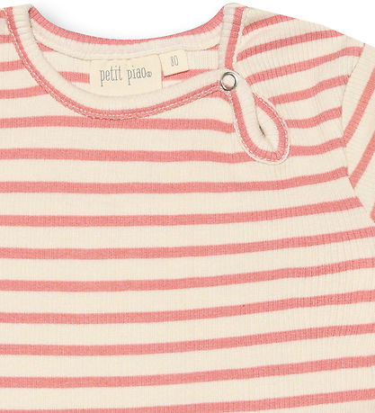 Petit Piao Sommerdragt - Rib - Modal - Sea Shell Pink Petit Piao Sommerdragt - Rib - Modal - Sea Shell Pink
