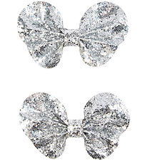 Sofie Schnoor Hårsløjfer - 2-pak - 7x4,5 cm - Silver Sofie Schnoor Hårsløjfer - 2-pak - 7x4,5 cm - Silver