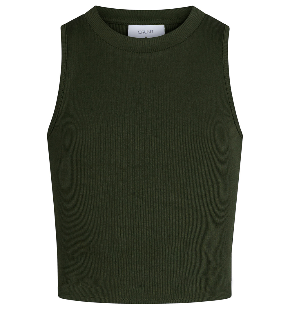 Grunt Top - Rib - Vorherig - Army Green - Grunt - 16 Jahre (176) - Tanktops