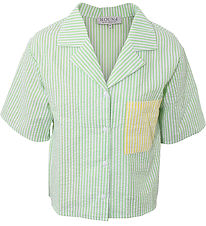 Hound Skjorte - Stripe - Power Green Hound Skjorte - Stripe - Power Green