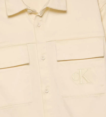Calvin Klein Skjorte - Woven Pocket - Afterglow Calvin Klein Skjorte - Woven Pocket - Afterglow