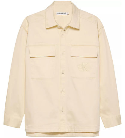 Calvin Klein Skjorte - Woven Pocket - Afterglow Calvin Klein Skjorte - Woven Pocket - Afterglow