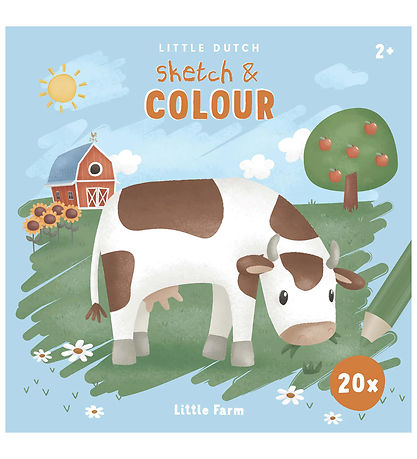 Little Dutch Litabók - Lítill Farm