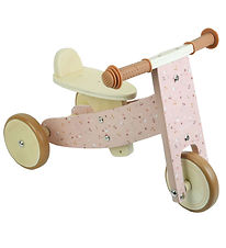 Little Dutch Løbecykel - Træ - Pink Flower Little Dutch Løbecykel - Træ - Pink Flower