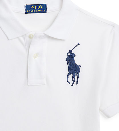 Polo Ralph Lauren Polo - Hvid m. Navy